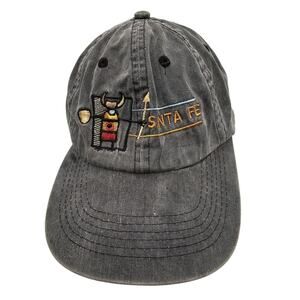 Santa Fe New Mexico Embroidered Strapback Dad baseball Hat Cap Gray